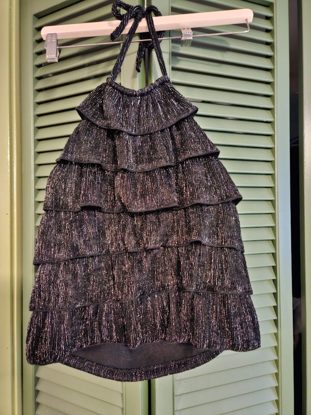 Tiered Halterneck Top H&M Medium